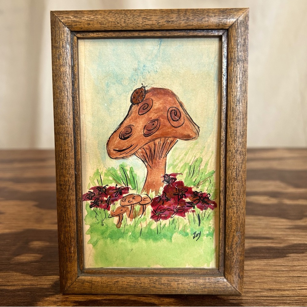 Small Mushroom Painting